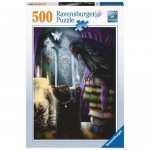 500 pc Ravensburger Puzzle - Black Cat and Raven